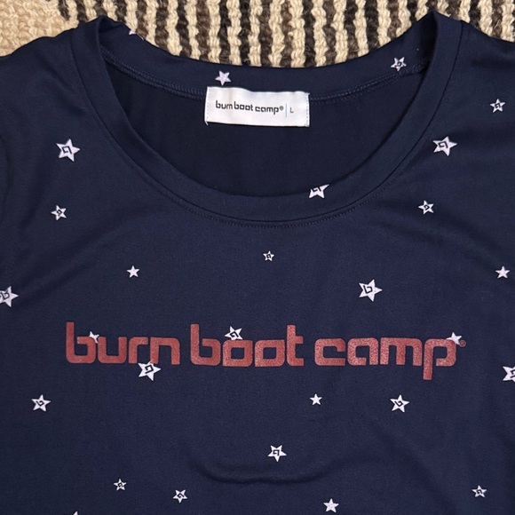 Burn Boot Camp Navy Star Tank Top - Picture 2 of 5